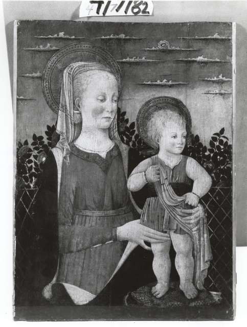 Anonimo — Anonimo fiorentino sec. XV - sec. XV - Madonna con Bambino — insieme